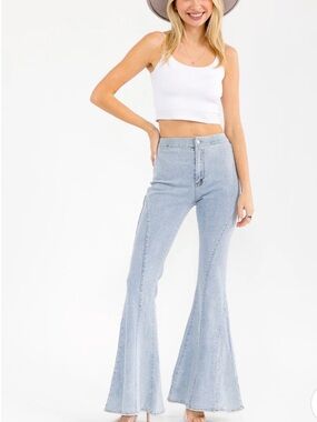 Bell Bottom Stretch Denim Pant